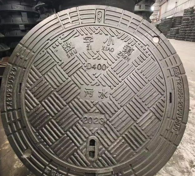 黄陂球墨铸铁防沉降井盖展示